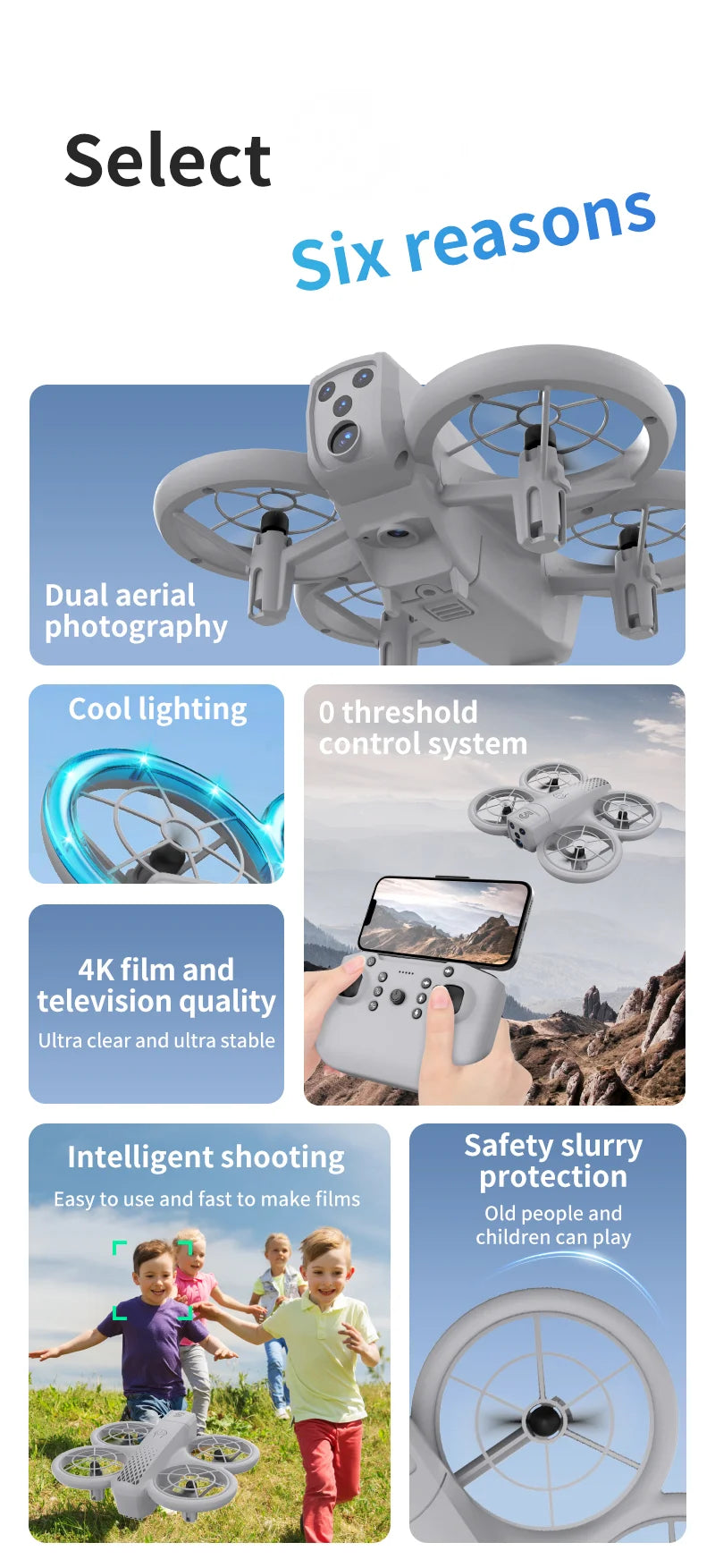 Mini Drones Children Toys 2.4G Rc Quadcopters with Camera Racing Drone Remote Control Aircraft LED Lights Rc Drone Toys for Boys