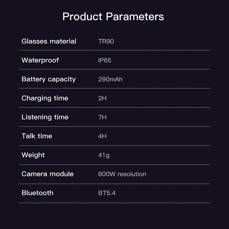 Lenovo 2026 8K HD AI Smart Glasses Multifunctional Translation Photo Video Record Bluetooth Call Music Player Camera Glasses New