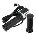New 36V/48V LCD Electric Quantity Display with Switch EBike Speed Governing Throttle Grip 6 Cores Electric Throttle Grip