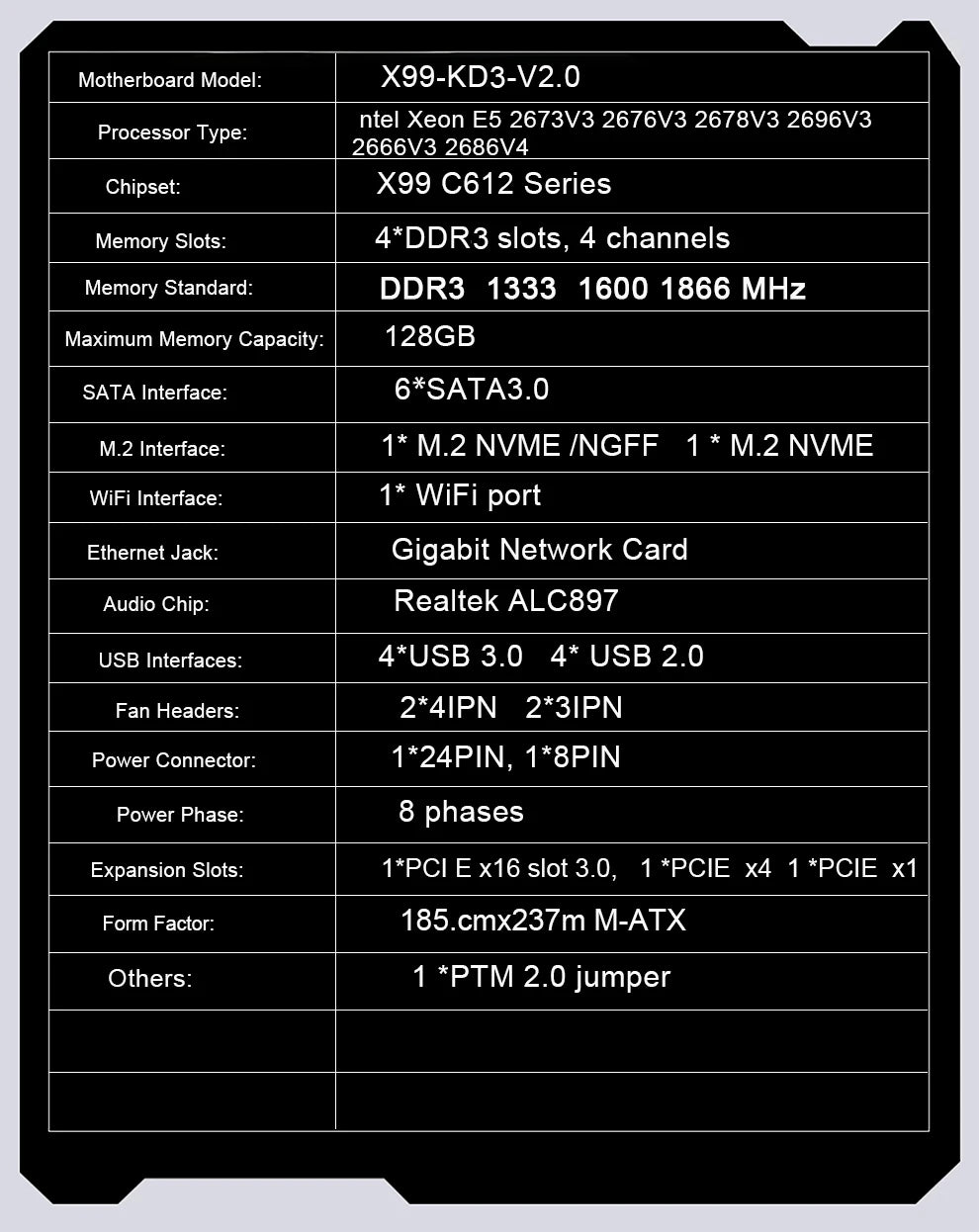 X99 DDR3 Motherboard Combo set kit with Xeon E5 2696 V3 CPU and 32GB DDR3 1600MHZ Memory completo set TPM 2.0 PIN c612 x99 kit