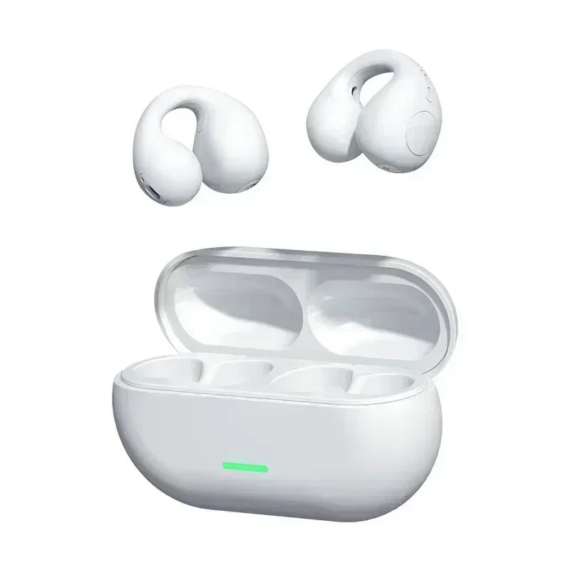 T75 Bluetooth headset 5.3 wireless bone conduction headset clip-on music sports game headset