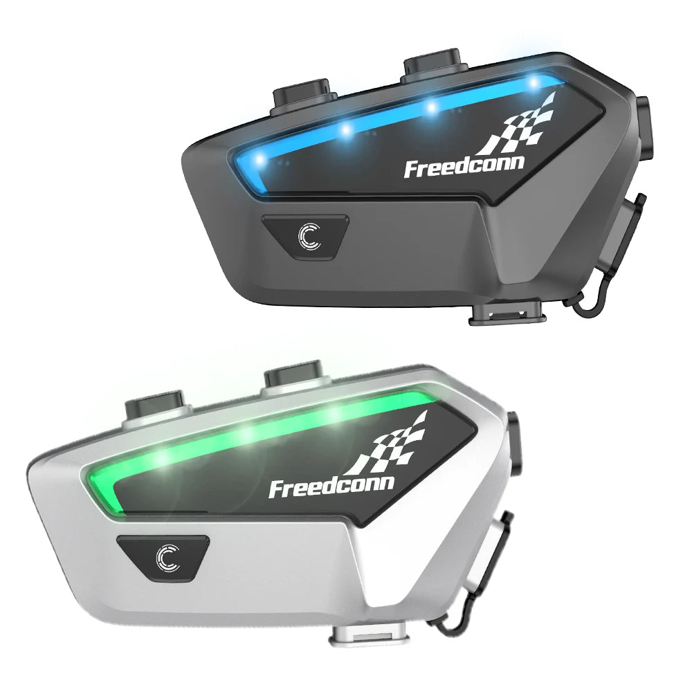 Motorcycle Intercom Bluetooth Helmet Headset Freedconn FX 10 Riders Pair Other Brands Motorbike Interphone Speaker Communicator
