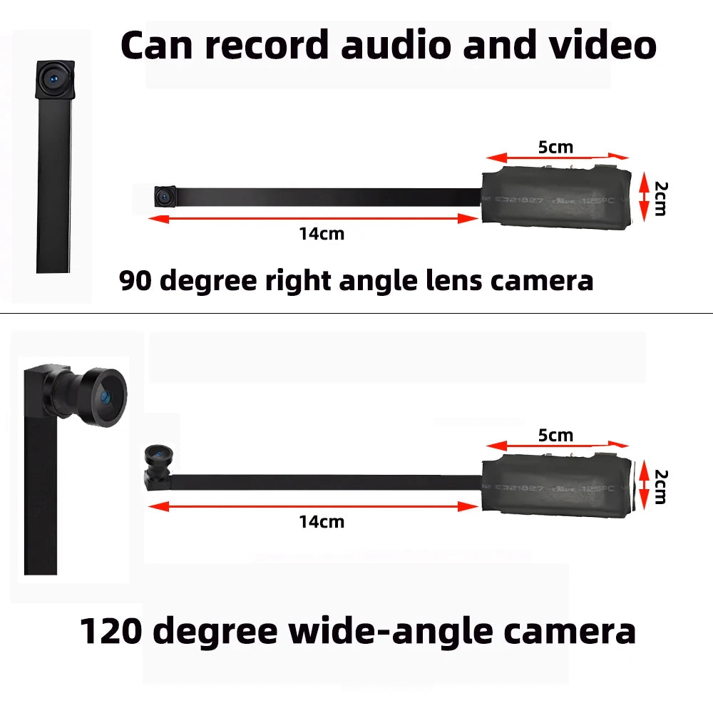 Supports HD 4K WiFi mini camera, remote viewing, motion detection, loop storage, DIY wireless home nanny style mini camera