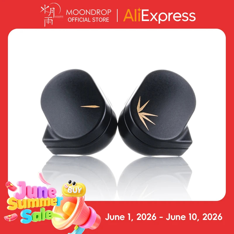 MOONDROP CHU II High Performance Dynamic Driver IEMs Interchangeable Cable in-Ear Headphone