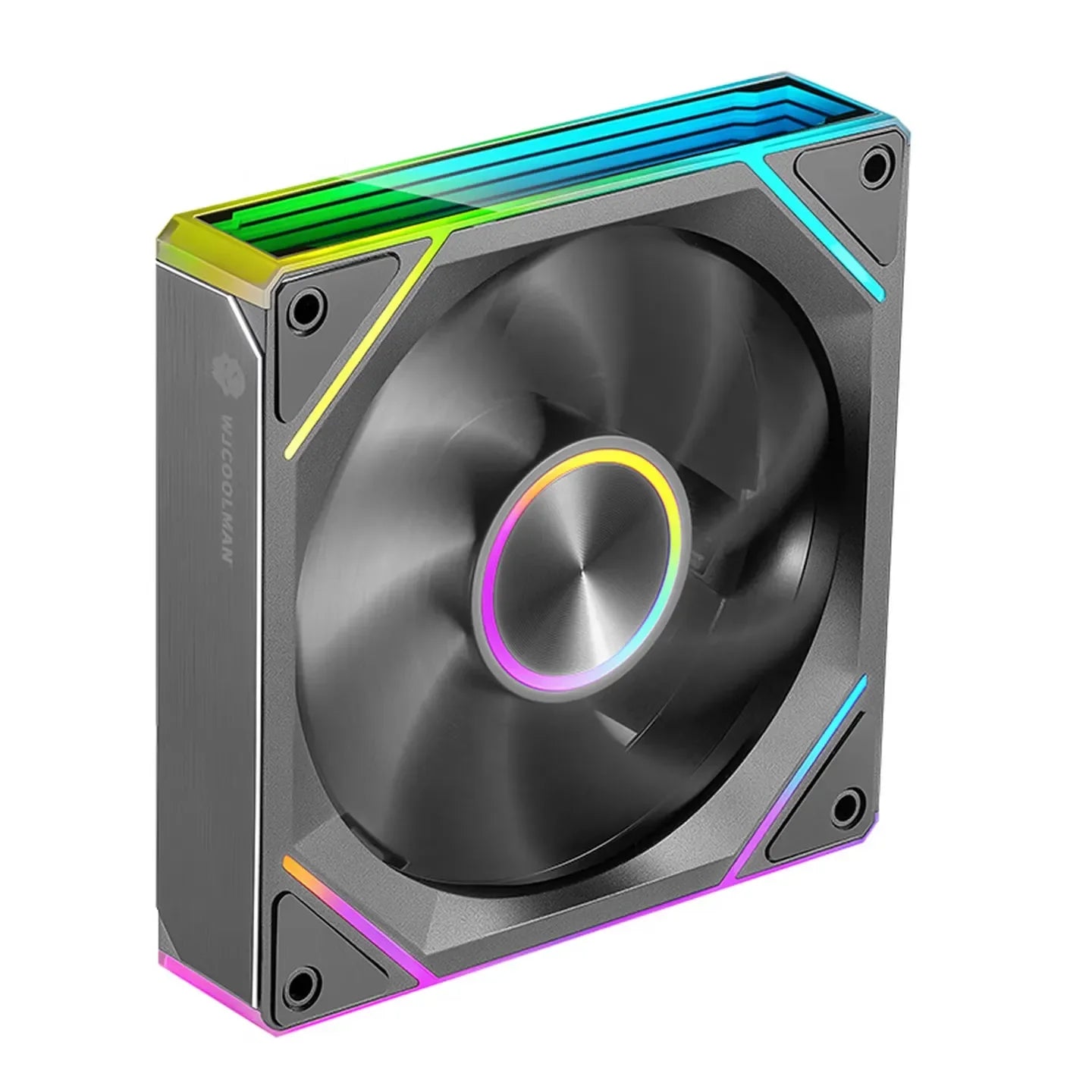 WJCOOLMAN Starlink 360/240/120 conjoined PC fan ARGB PWM Speed Control Computer Silent Case Integrated Fan easy to install