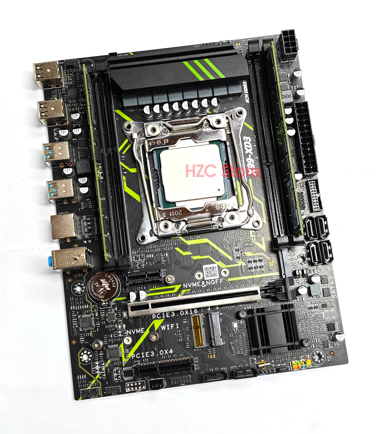 X99 DDR3 Motherboard Combo set kit with Xeon E5 2696 V3 CPU and 32GB DDR3 1600MHZ Memory completo set TPM 2.0 PIN c612 x99 kit