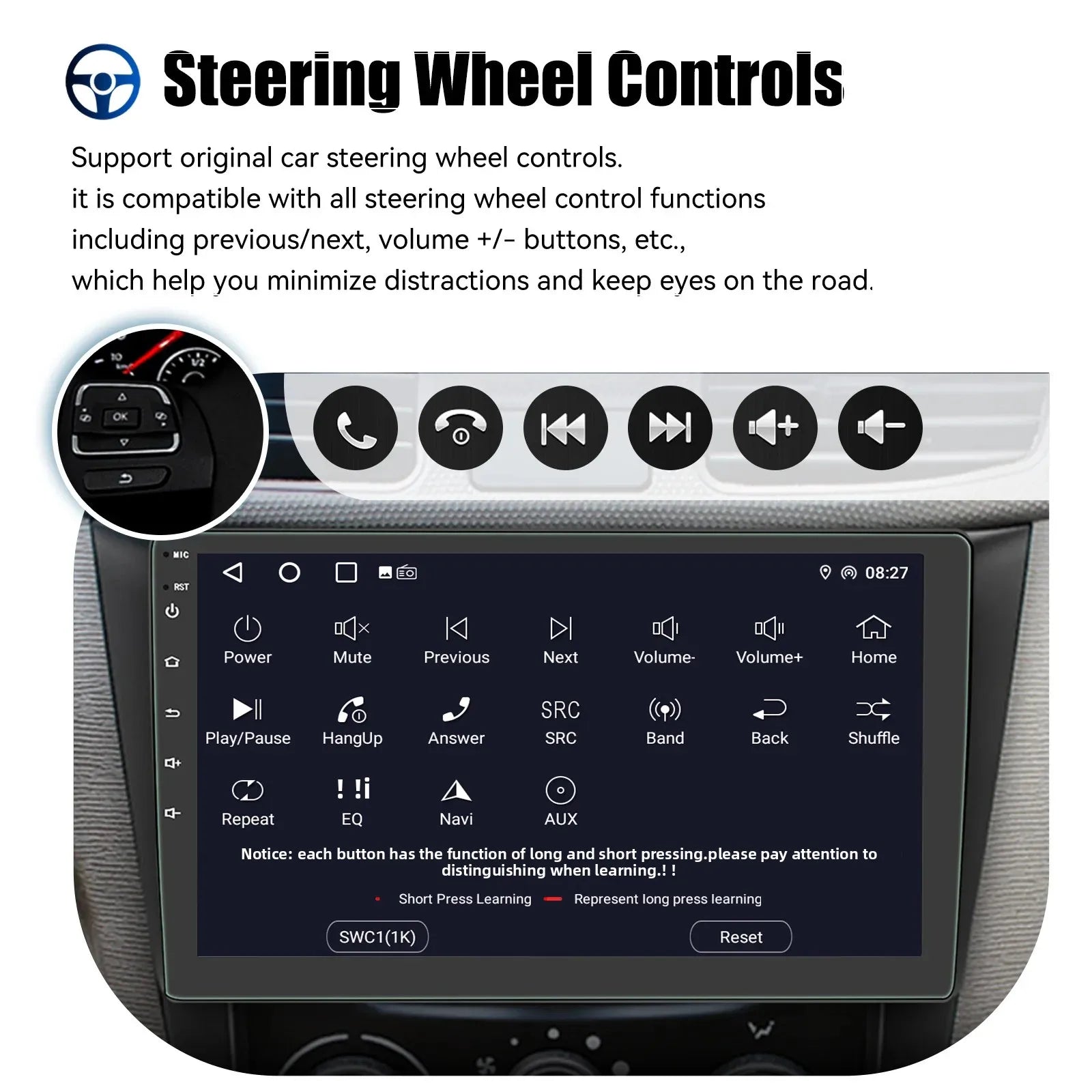 ESSGOO 2 Din Car Radio Carplay Android Auto 7 9 10 Inch 4G 64G Universal Multimedia Player DSP FM RDS AHD GPS WIFI Autoradio