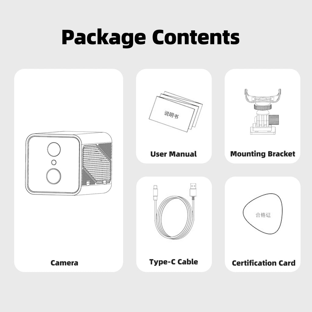 Mini 4G SIM/ WIFI Indoor Security Built-in Battery Power Wide Angle Humanoid Detection CCTV Home Surveillance Network IP Camera