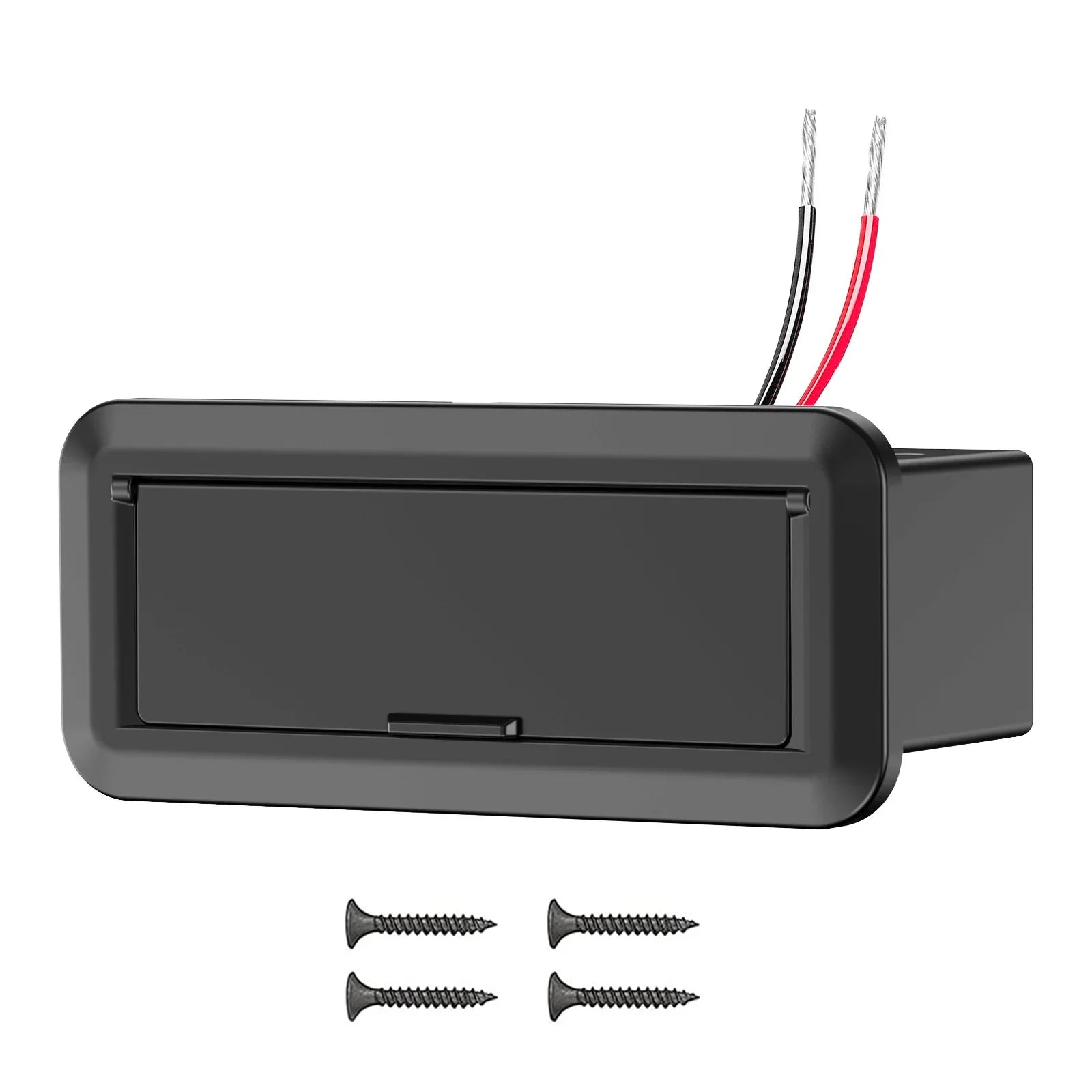 12V 3 Port Car Cigarette Lighter Socket Dual PD3.0 USB Outlet Car Charger Port with ON-OFF Switch for Marine Bus Boat Marine RV