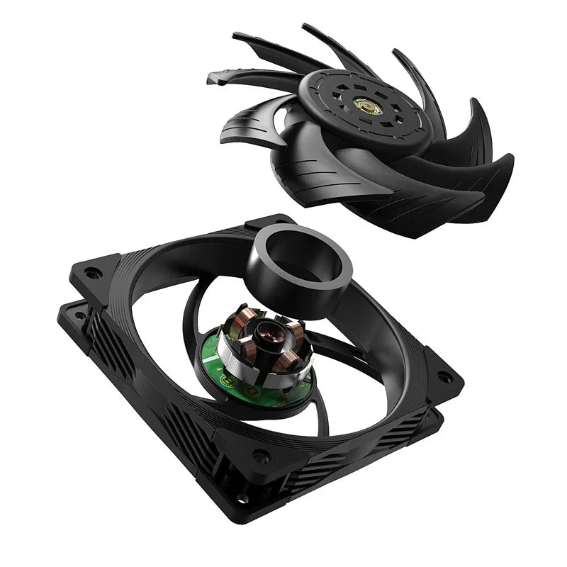 TEUCER T30 12cm Case Fan High Speed Large Air Volume PWM 2150RPM Computer Case Cooling System Fan 120mm SFDB PC Gamer CPU Cooler