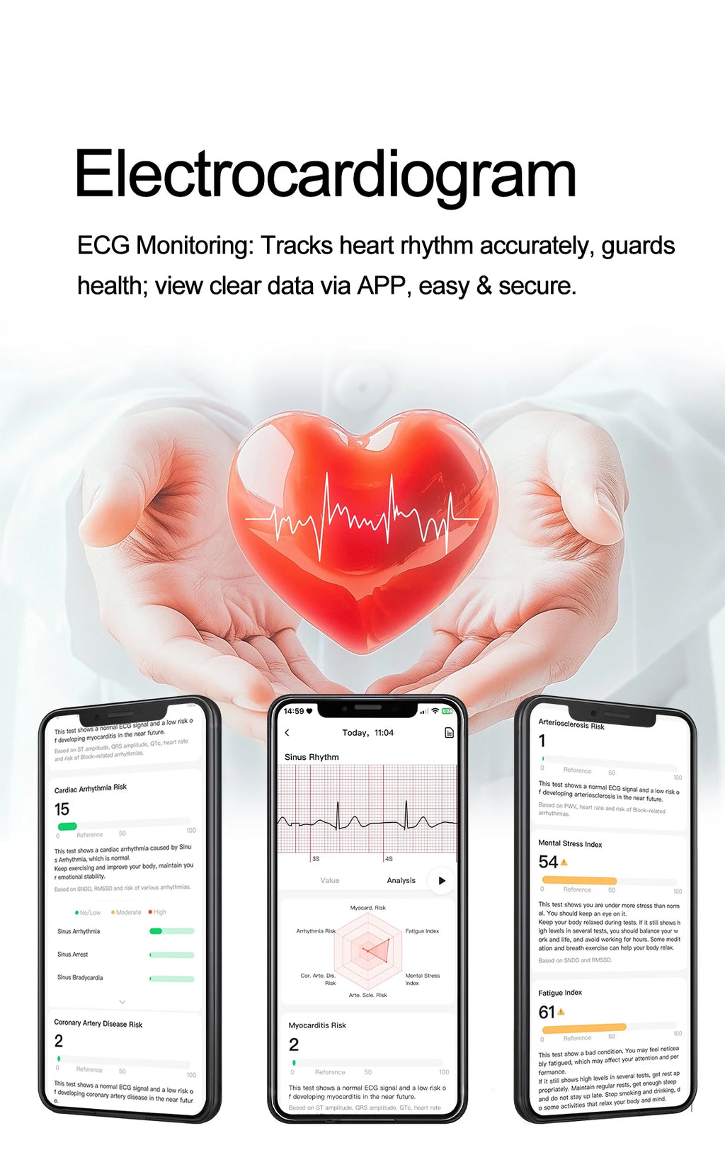 2026 New AI Accurate Diagnosis Body Fat Uric Acid BP ECG SmartWatch HD AMOLED Screen call Sport Health Smart watch For Men women