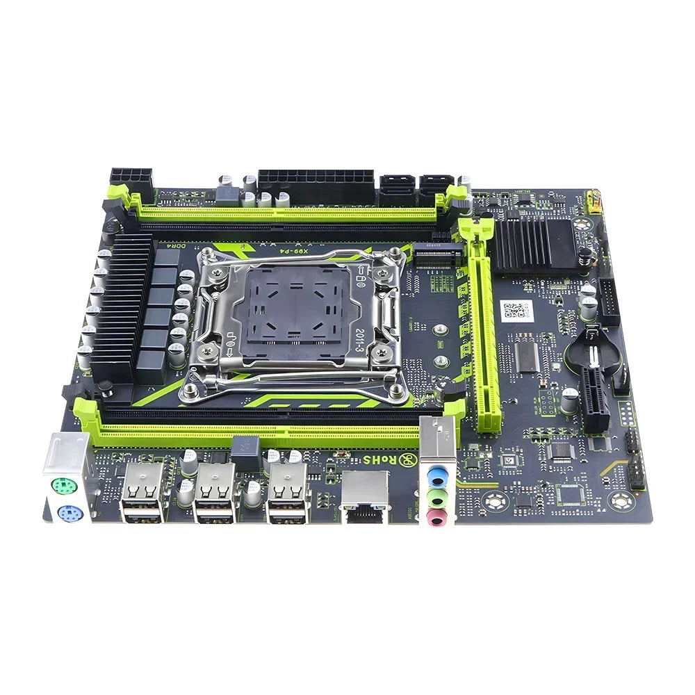 SOYO X99 Gaming Motherboard USB3.0 M.2 Nvme Sata 3 Dual Channel DDR4 Memory PCIEx16 LGA2011 for Desktop Computer Combo