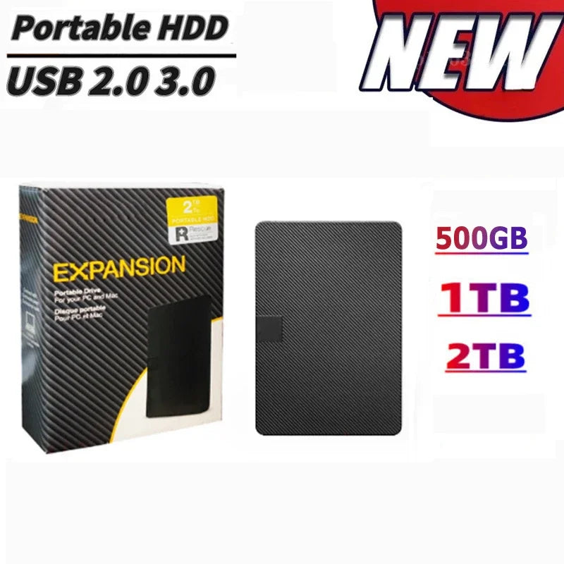 New Style For OEM Expansion HDD Drive Disk For Seagate 320GB 500GB 1TB 2TB USB3.0 External HDD 2.5" Portable External Hard Disk