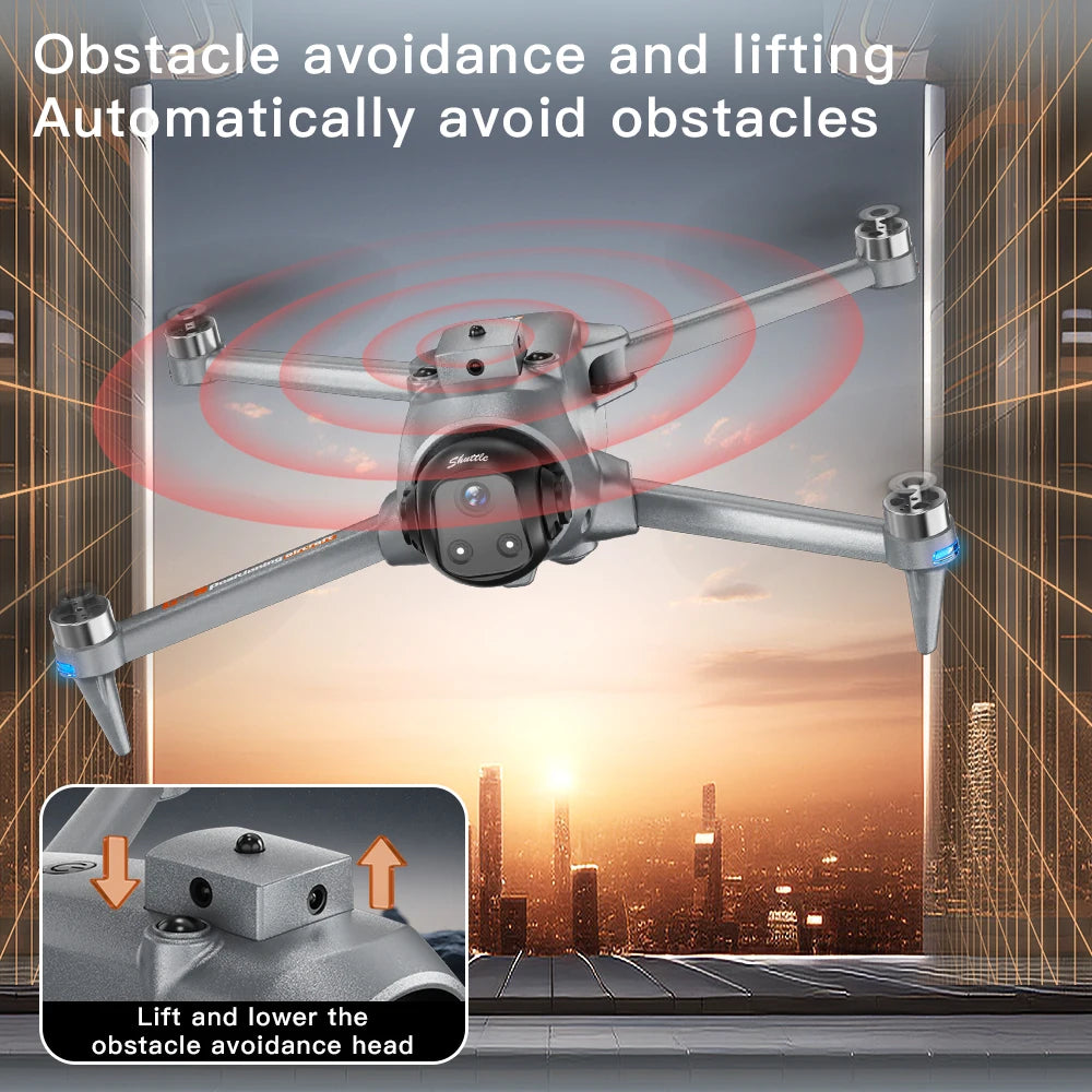 2025 NEW FPV GPS positioning brushless motor optical flow positioning 180° adjustable lifting obstacle avoidance belt airdrop