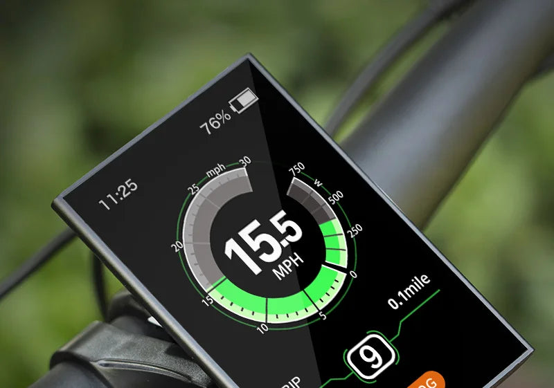 Bafang DPC18 Electric Bike Display with Speedometer USB Charging Port for Mid Drive Motor BBS01B BBS02B BBSHD Speedometer