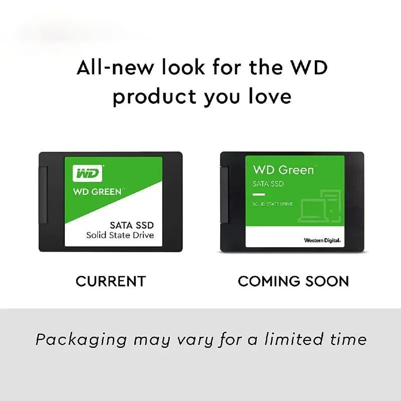WD GREEN 2.5" SATA III SLC internal Solid State Disk 1TB 2TB Read Speed 545MB Hard Drive for Laptop Desktop SSD Original