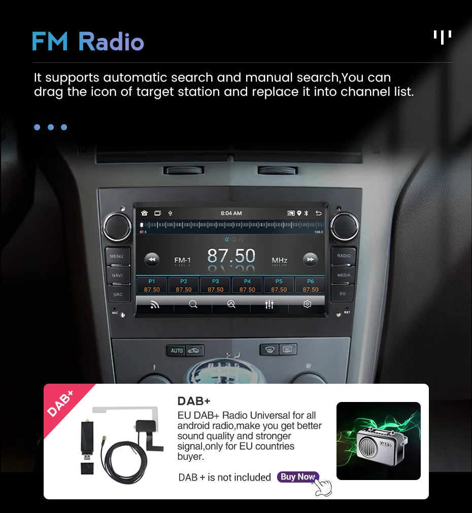 Android 15 64G Car Radio For Opel Astra H J 2004 Vectra Vauxhall Antara Zafira Corsa C D Vivaro Meriva Veda GPS autoradio Stereo