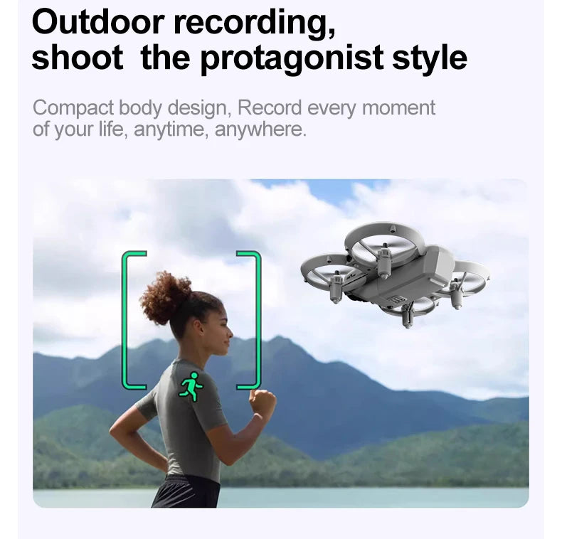 NEW GT3 Mini Foldable Drone With Lights 8k Aerial Photography Optical Flow Positioning 360° Obstacle Avoidance Helicopter Drone