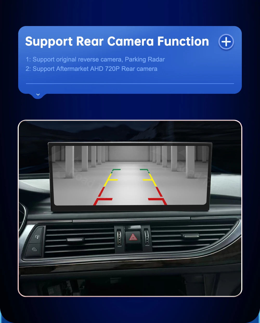 12.3 Touch Display For Audi A6 A7 HN RMC MHI2 LHD RHD 2011-2018 Multimedia Player Andriod Auto Link GPS Carplay Screen Car Play
