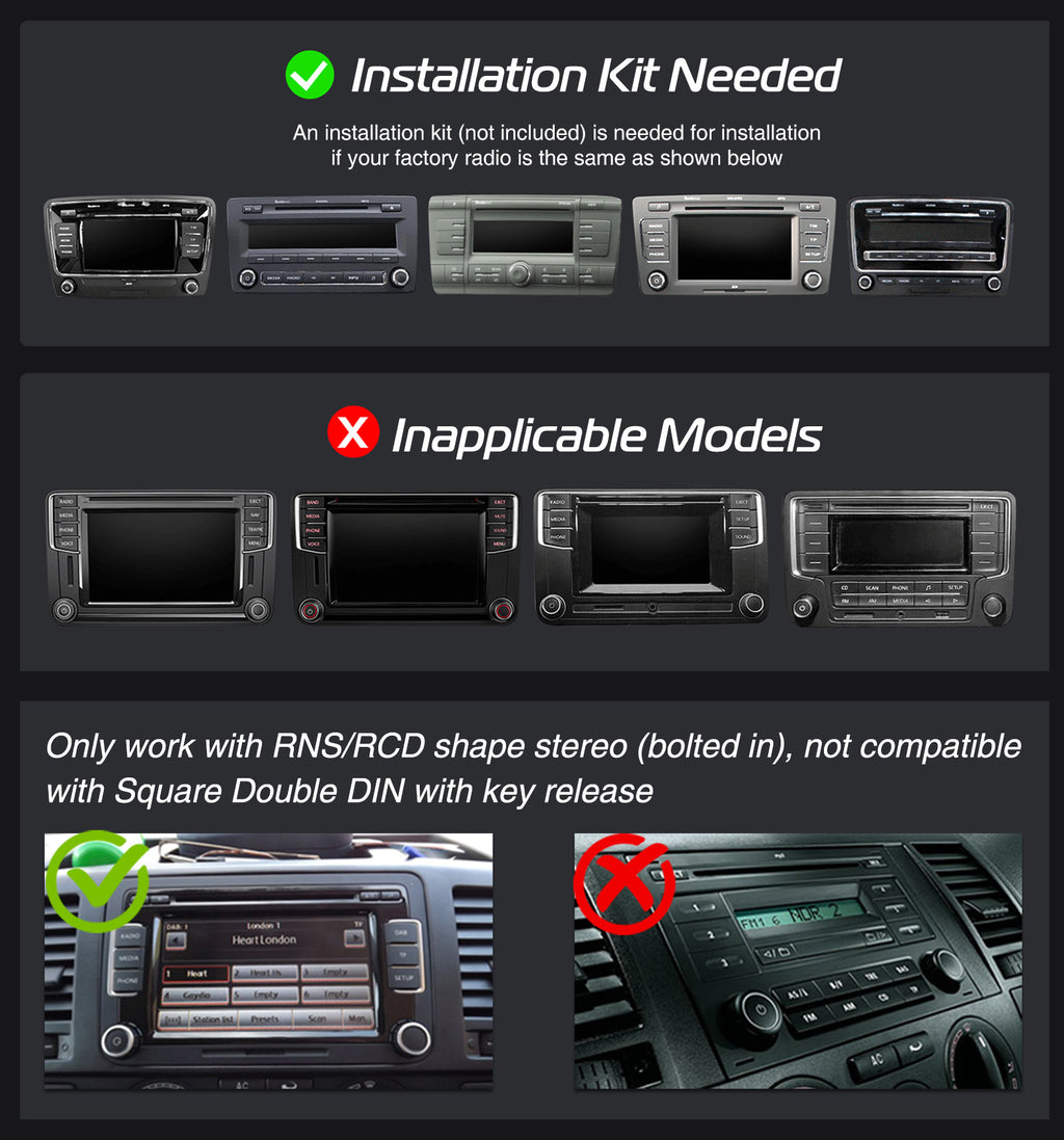 ESSGOO 7" Android 14 4G+64G Apple Carplay ChatGPT Car Stereo GPS WIFI RDS BT for VW Golf 5 6 Passat Polo Touran Tiguan Caddy EOS